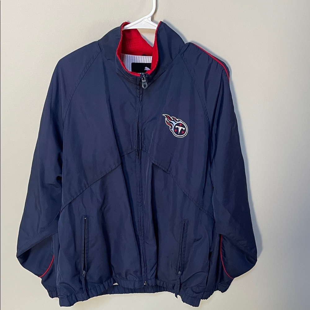 Puma Navy Jacket with Red Details